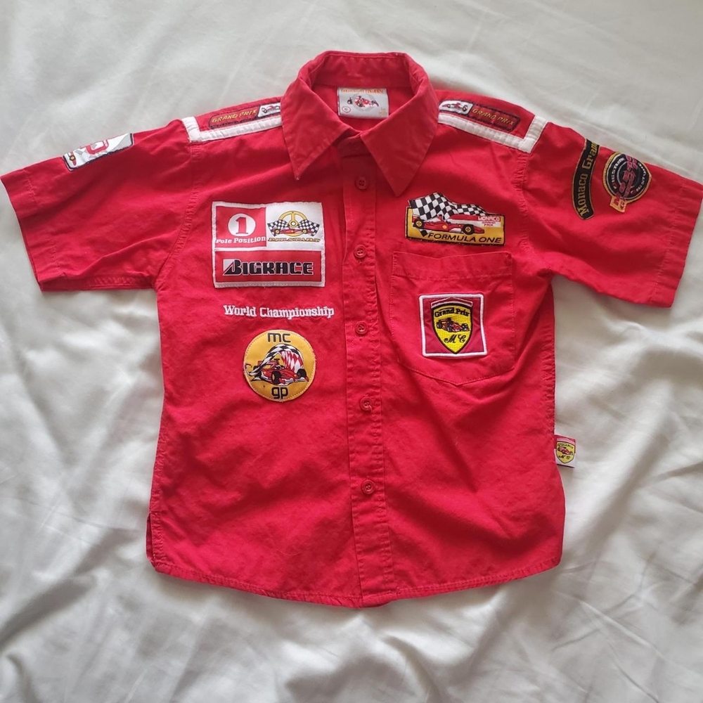 Kid's Vintage Formula one Monaco Grand Prix racing shirt!!